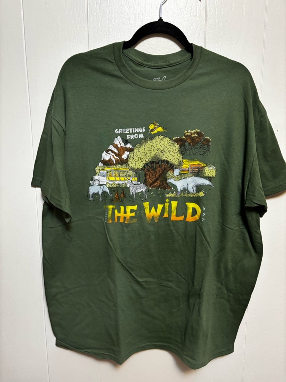Disneyland The Wild Graphic Tee - Forest Green